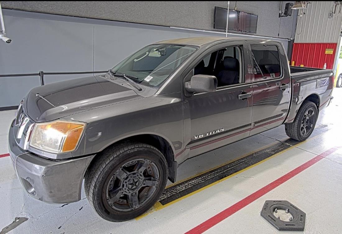 Gray 2010 Nissan Titan Pickup Truck 4X2 Automatic