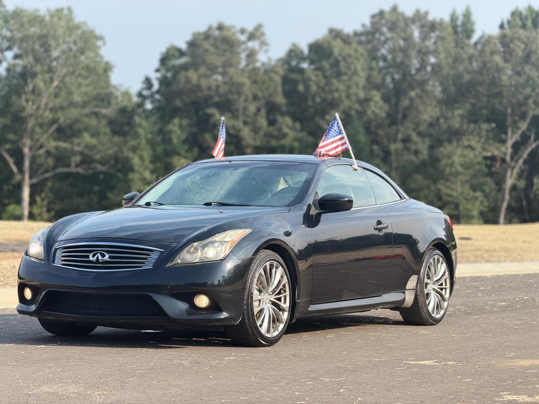 Black 2012 INFINITI G37 Convertible Rear-Wheel Drive Automatic